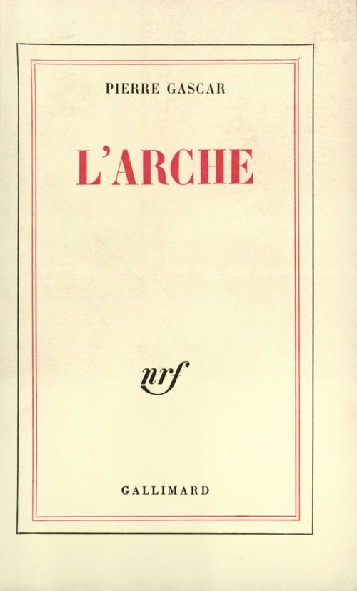 Couverture ebook de L'Arche, de Pierre Gascar
