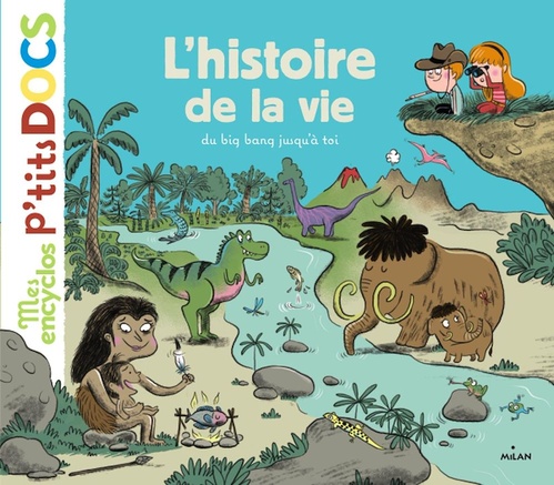 Couverture ebook de L'histoire de la vie, du big-bang jusqu'à toi, de Stéphanie Ledu
