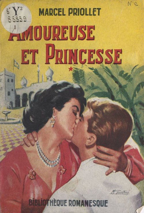 Couverture ebook de Amoureuse et princesse, de Marcel Priollet