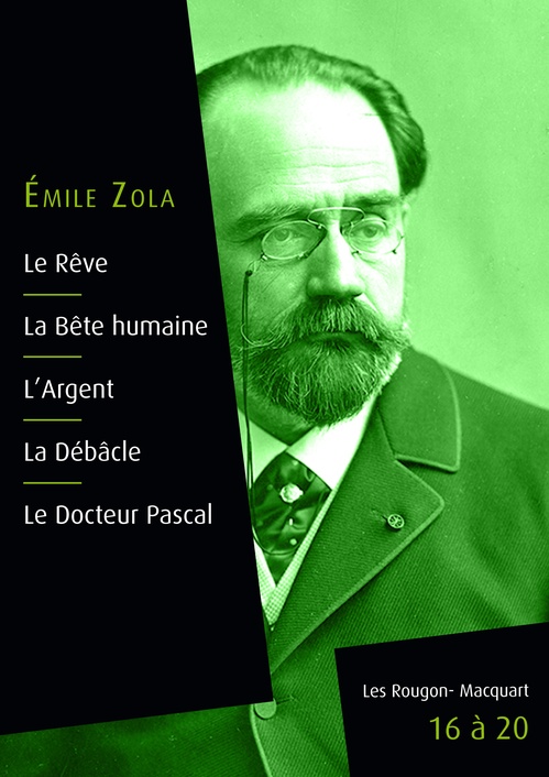 Couverture ebook de Les Rougon-Macquart, livres 16 à 20, de Emile Zola