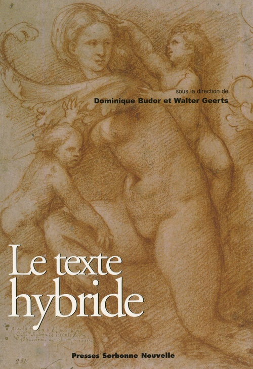 Couverture ebook de Le texte hybride, de Dominique Budor