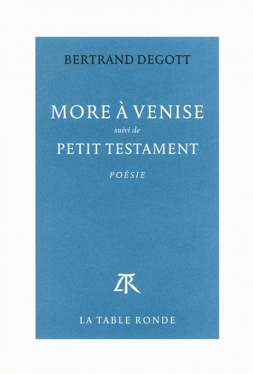 ebook cover of More à Venise / Petit testament, by Bertrand Degott