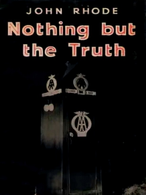 ebook cover of Nothing But The Truth, by John Rhode