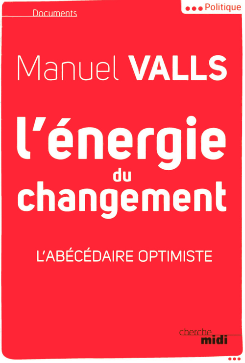 Couverture ebook de L'énergie du changement, de Manuel Valls