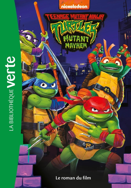 ebook cover of Ninja Turtles - Teenage Years - Le roman du film, by Nickelodeon