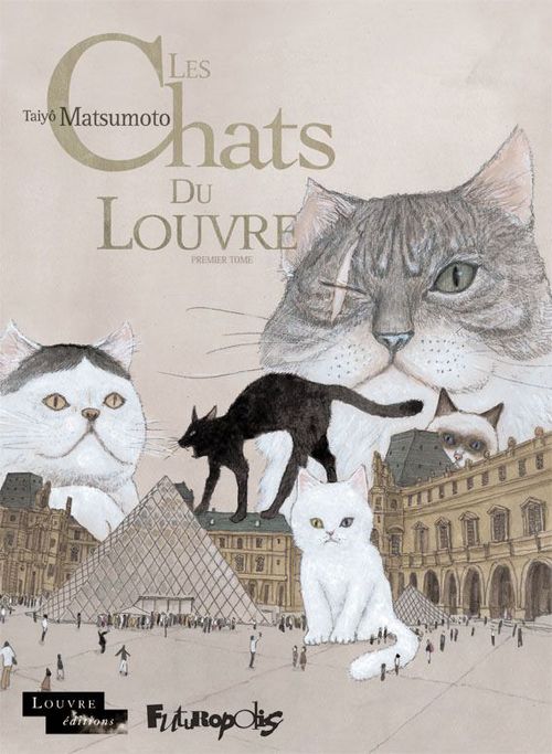 ebook cover of Les chats du Louvre (Tome 1), by Taiyô Matsumoto