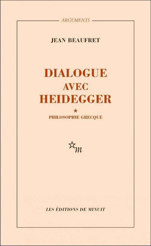 Couverture ebook de Dialogue avec Heidegger I. Philosophie grecque, de Jean Beaufret