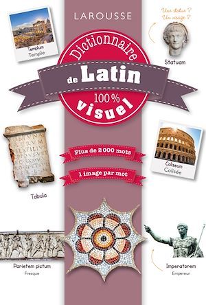 Couverture ebook de Dictionnaire visuel de latin, de Collectif