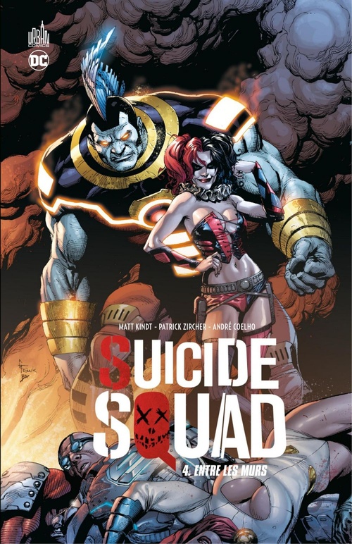 Couverture ebook de Suicide Squad - Tome 4 - Entre les murs, de Federico Dallocchio, Adam Glass, Fernando Dagnino