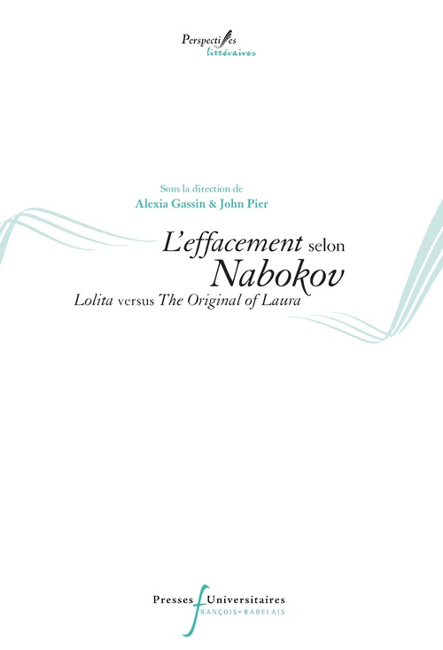 ebook cover of L'effacement selon Nabokov, by