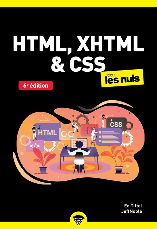 Couverture ebook de HTML, XHTML & CSS pour les Nuls - 6e édition, de Jeff Noble, Ed Tittel