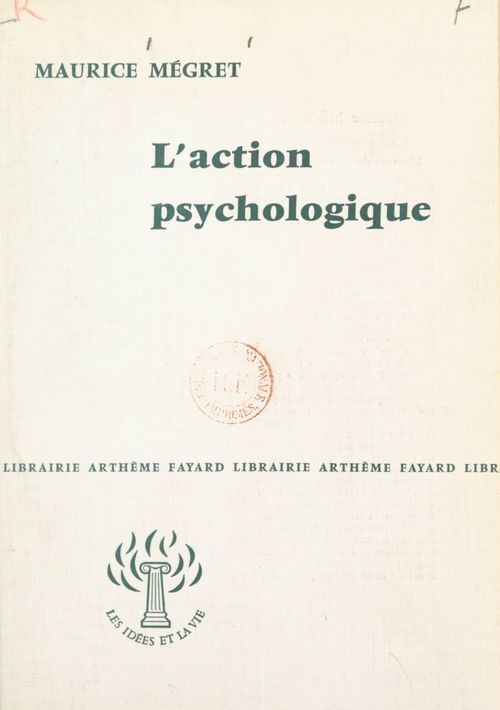 Couverture ebook de L'action psychologique, de Maurice Megret