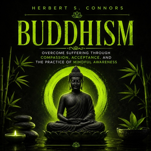 Couverture audiobook de Buddhism: Overcome Suffering Through Compassion, Acceptance, and the Practice of Mindful Awareness, de Herbert S. Connors