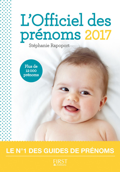 Couverture ebook de L'officiel des prénoms 2017, de Stéphanie Rapoport
