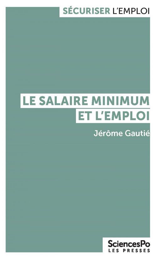ebook cover of Le salaire minimum et l'emploi, by Jérôme Gautié