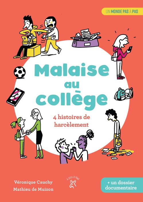 ebook cover of Malaise au collège : 4 histoires de harcèlements, by Véronique Cauchy, Mathieu de Muizon