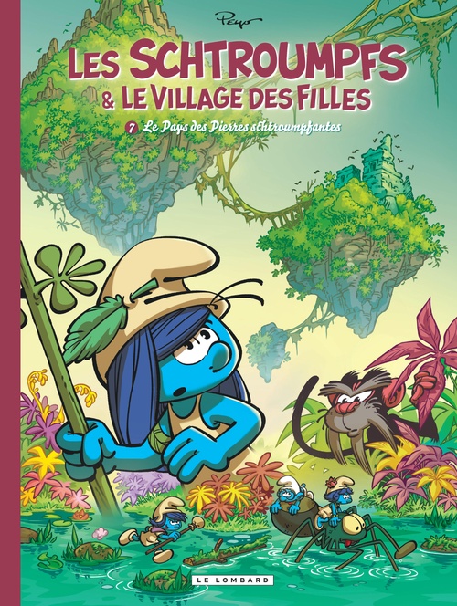 Couverture ebook de Les Schtroumpfs et le village des filles - Tome 7 - Le Pays des Pierres schtroumpfantes, de Parthoens, Thierry Culliford