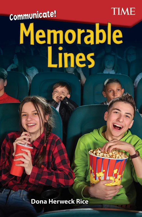 ebook cover of Communicate! Memorable Lines, by Dona Herweck Rice