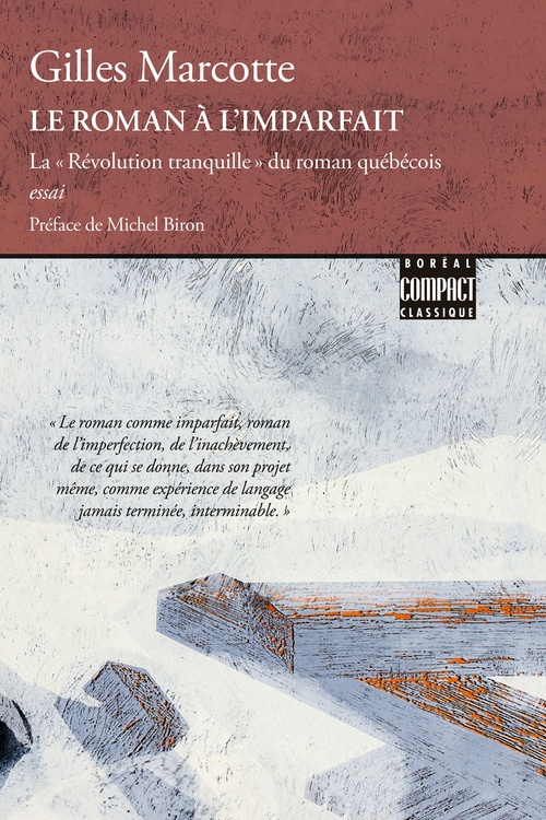 ebook cover of Le Roman à l'imparfait, by Gilles Marcotte