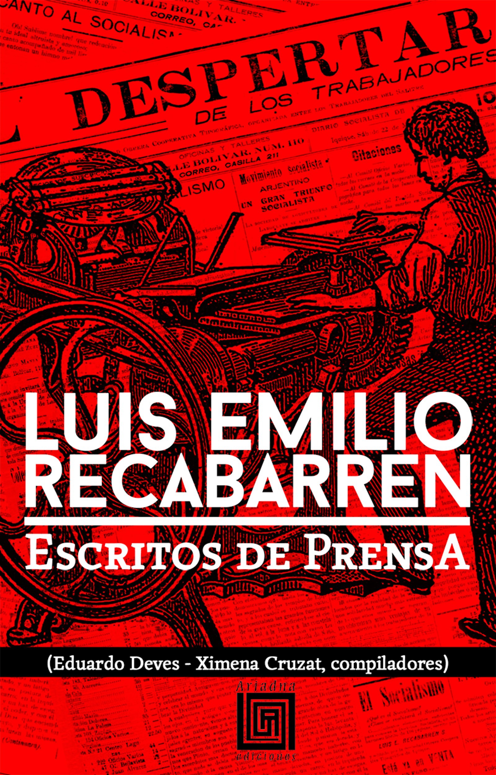 ebook cover of Luis Emilio Recabarren, by Eduardo Deves Valdes, Ximena Cruzat Amunategui