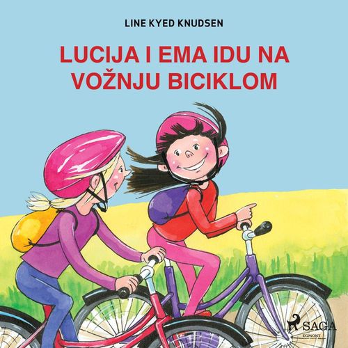 audiobook cover of Lucija i Ema idu na voznju biciklom, by Line Kyed Knudsen