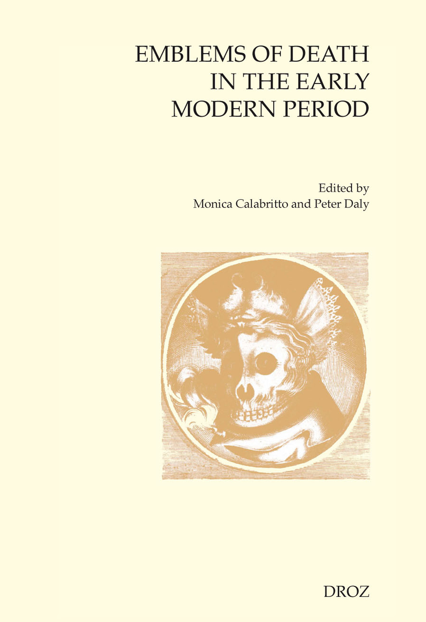 Couverture ebook de Emblems of Death in the Early Modern Period, de