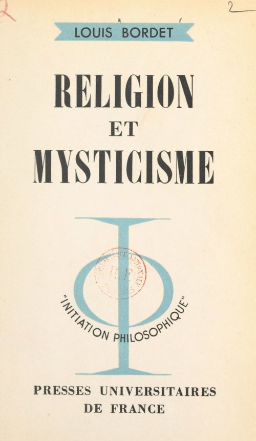 ebook cover of Religion et mysticisme, by Louis Bordet