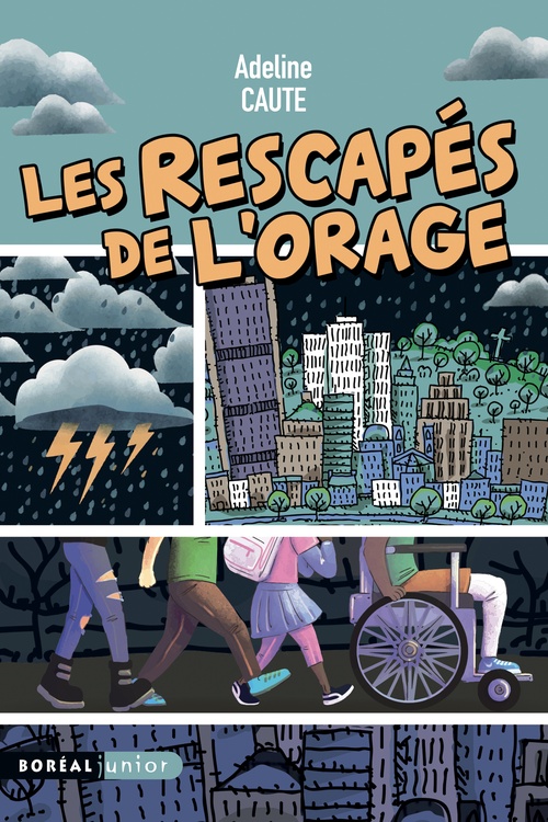 ebook cover of Les Rescapés de l'orage, by Adeline Caute