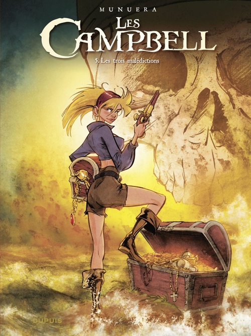 Couverture ebook de Les Campbell - Tome 5 - Les trois malédictions, de José-Luis Munuera