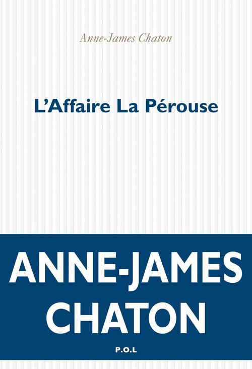Couverture ebook de L'Affaire La Pérouse, de Anne-James Chaton