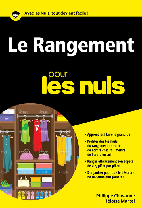 Couverture ebook de Le Rangement Poche pour les Nuls, de Philippe Chavanne