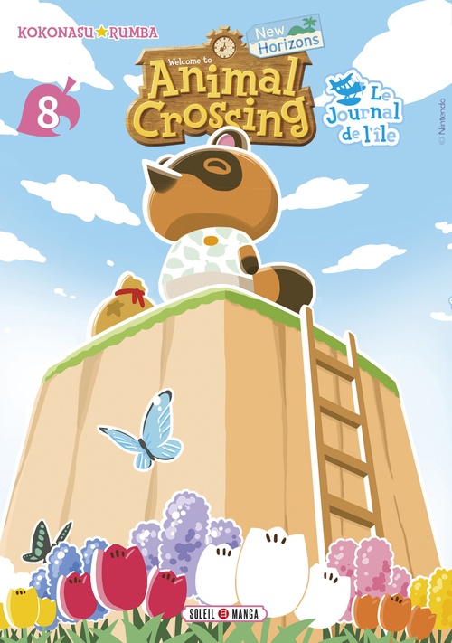 Couverture ebook de Animal Crossing : New Horizons - Le Journal de l'île T08, de Nintendo
