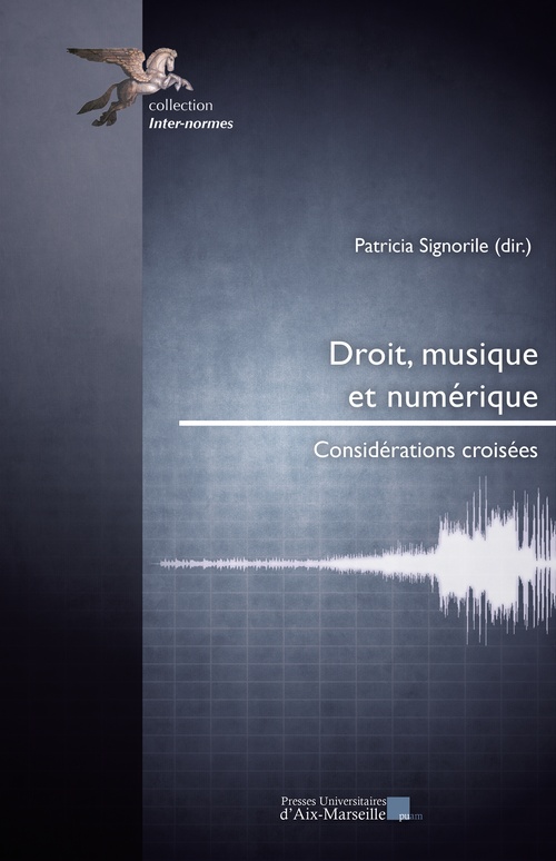 Couverture ebook de Droit, musique et numérique, de