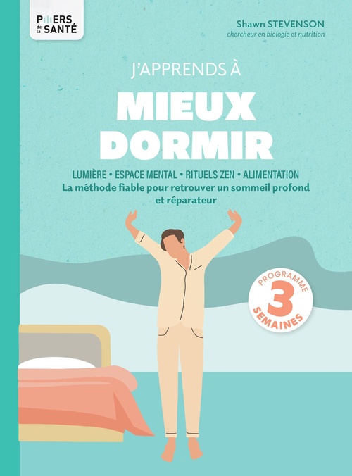 Couverture ebook de J'apprends à mieux dormir, de Shawn Stevenson