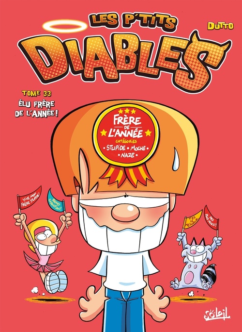 ebook cover of Les P'tits Diables T33 - Élu frère de l'année !, by Olivier Dutto