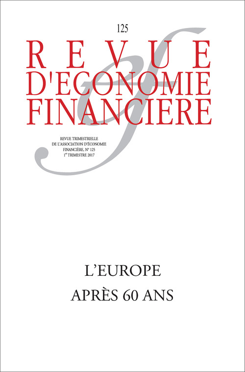 Couverture ebook de L'Europe après 60 ans, de Revue D'Economie Financiere