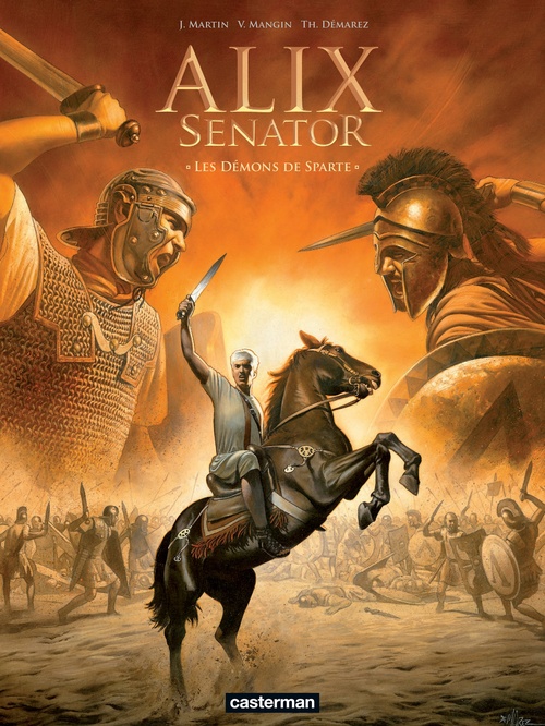 ebook cover of Alix Senator (Tome 4) - Les Démons de Sparte, by Valérie Mangin, Thierry Démarez, Jacques Martin