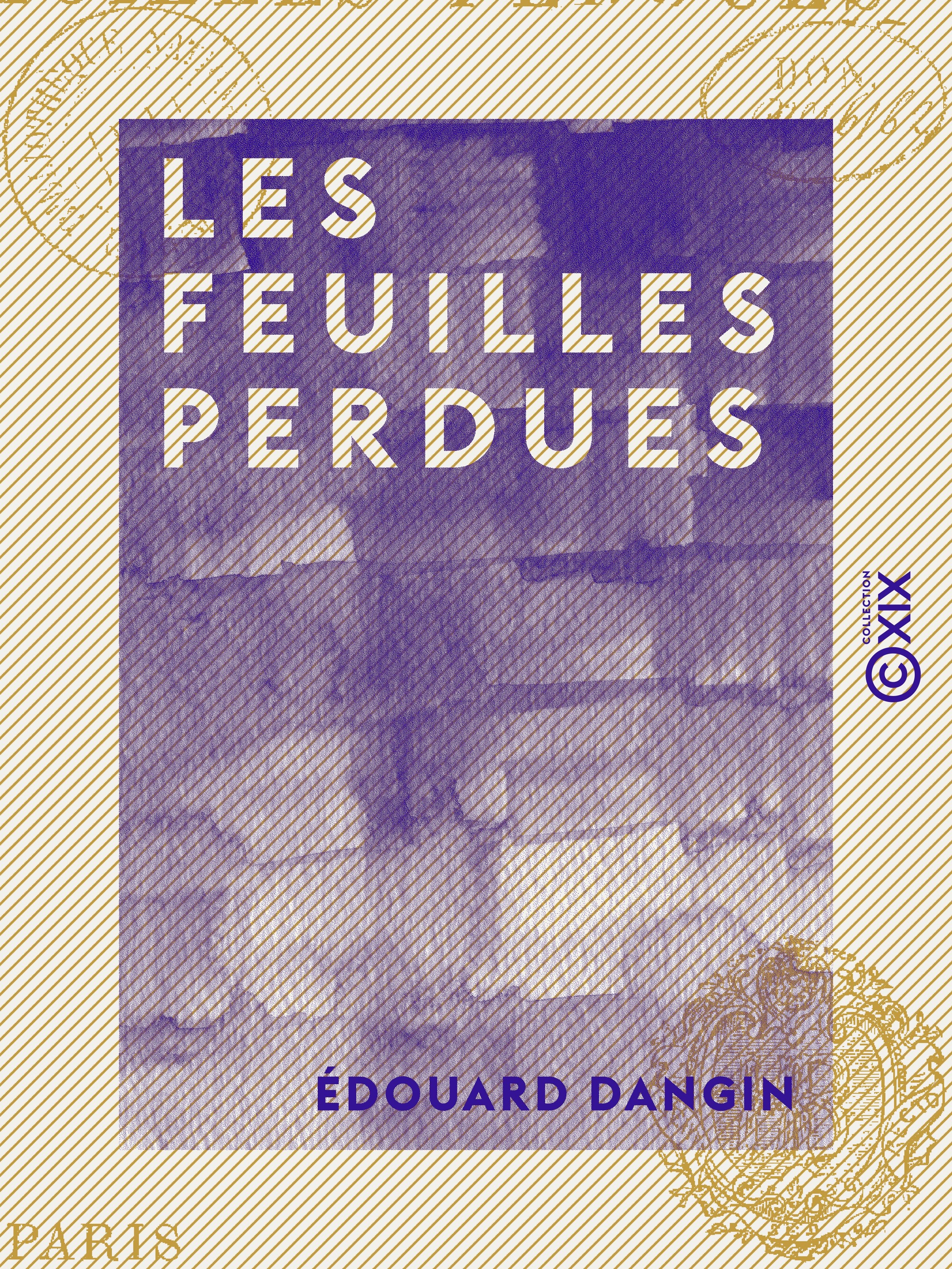 ebook cover of Les Feuilles perdues, by Edouard Dangin
