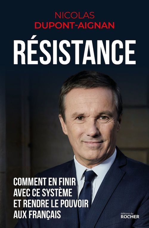 ebook cover of Résistance, by Nicolas Dupont-Aignan