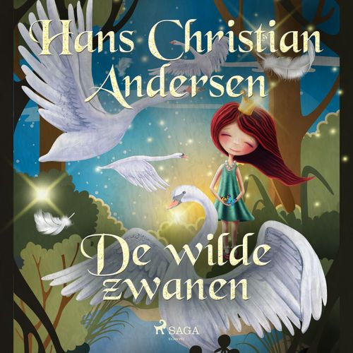 audiobook cover of De wilde zwanen, by Hans Christian Andersen