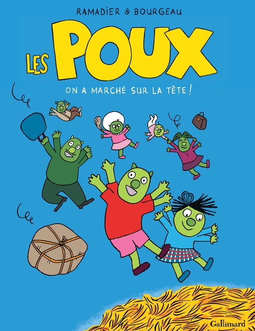 Couverture ebook de Les Poux (Tome 1) - On a marché sur la tête, de Vincent Bourgeau, Cédric Ramadier