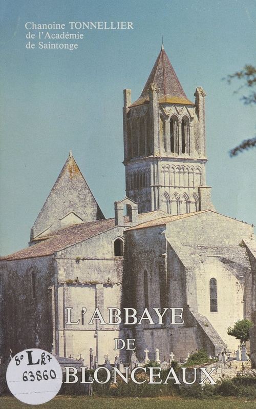 ebook cover of L'abbaye de Sablonceaux, by Paul Tonnellier