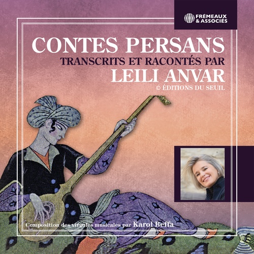 audiobook cover of Contes persans, by Leili Anvar