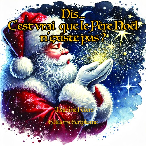 Couverture ebook de Dis, c'est vrai que le Père Noël n'existe pas?, de Martine Peters