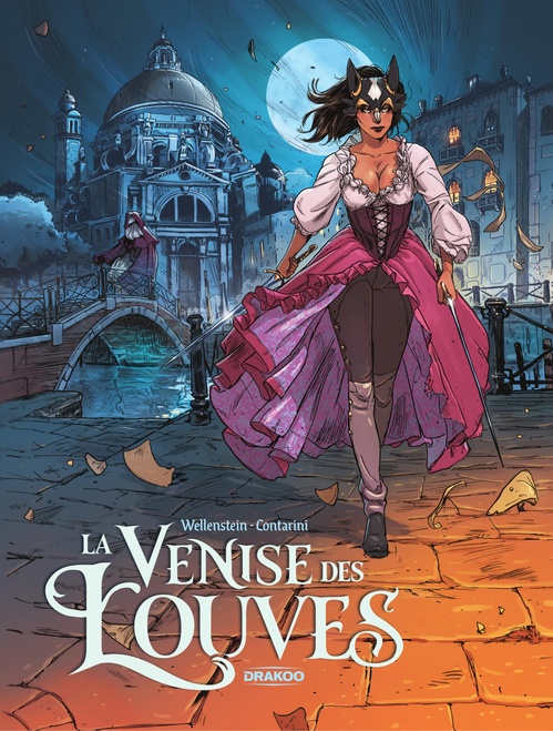 ebook cover of La Venise des louves, by Aurélie Wellenstein