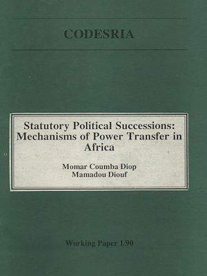 Couverture ebook de Statutory political successions, de Momar-coumba Diop, Mamadou Diouf