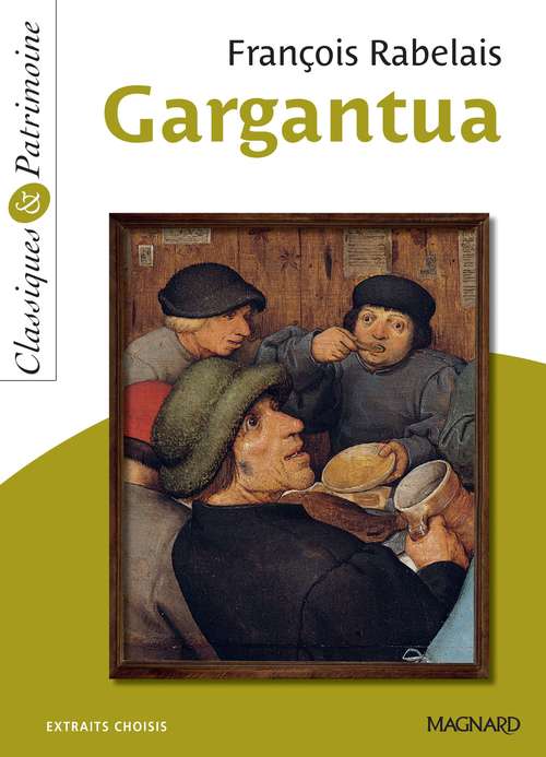 Couverture ebook de Gargantua  - Classiques et Patrimoine, de François Rabelais
