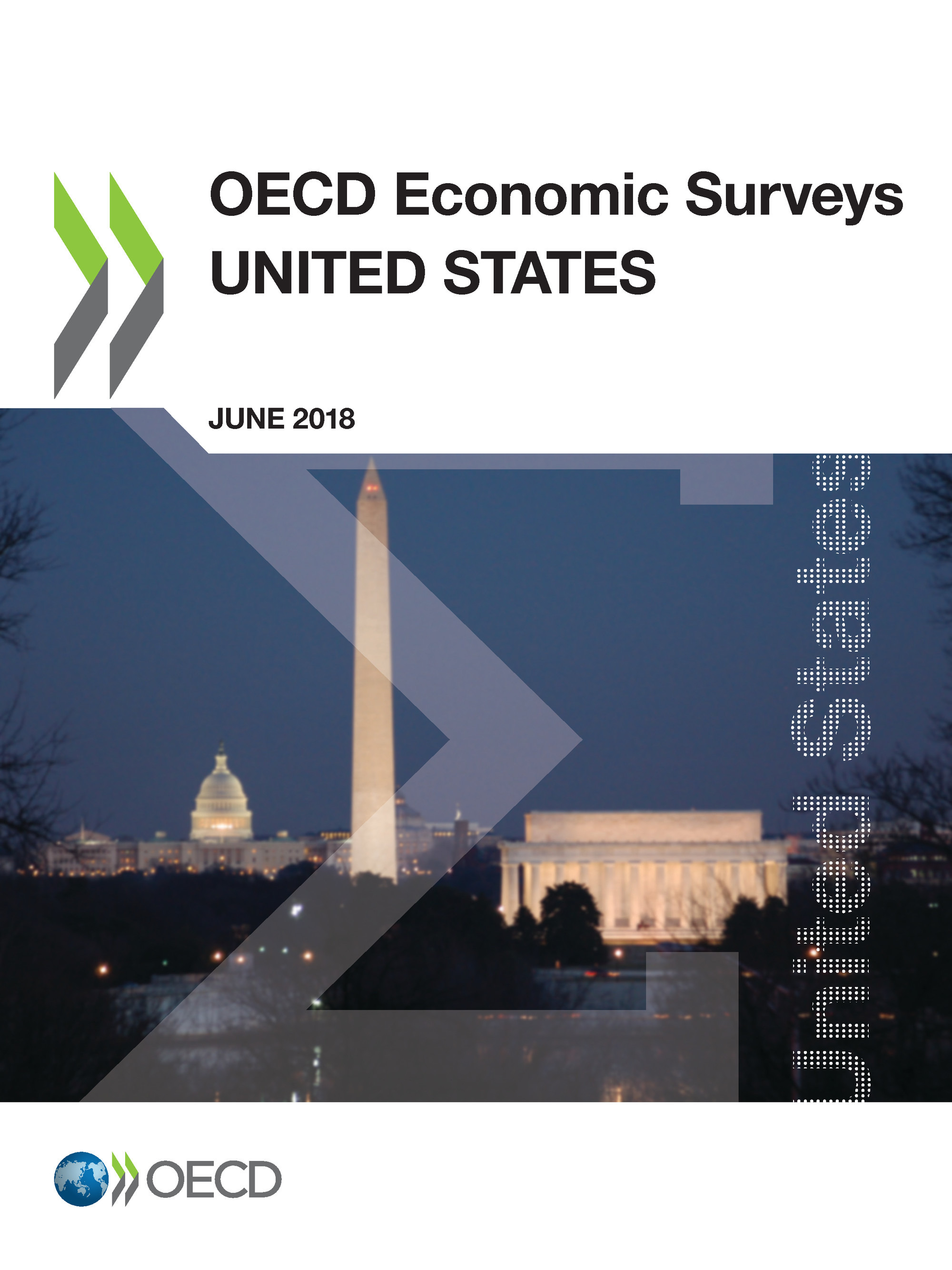 Couverture ebook de OECD Economic Surveys: United States 2018, de Collectif