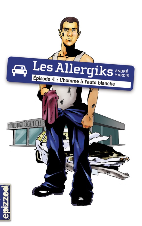 ebook cover of L´homme à l´auto blanche, by André Marois