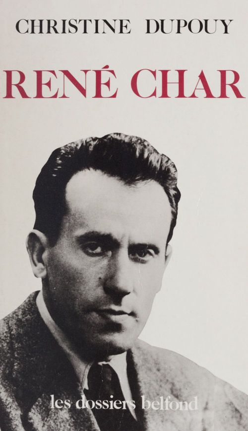 Couverture ebook de René Char, de Christine Dupouy